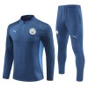 Manchester City Training Sweatshirts Quarter-zip 2024-25 Navy